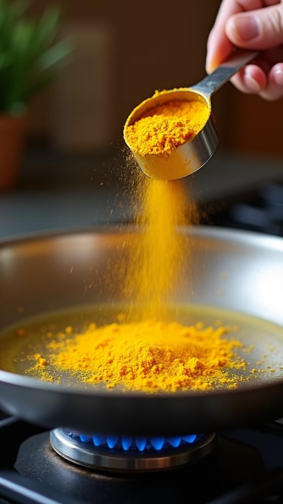 add curry powder cook