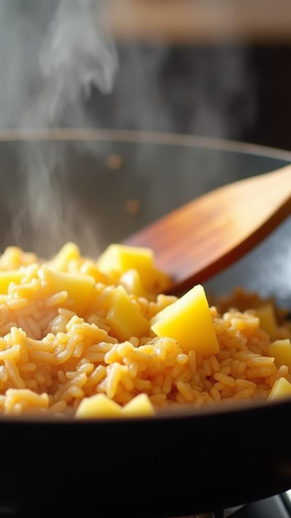 add pineapple stir fry mix