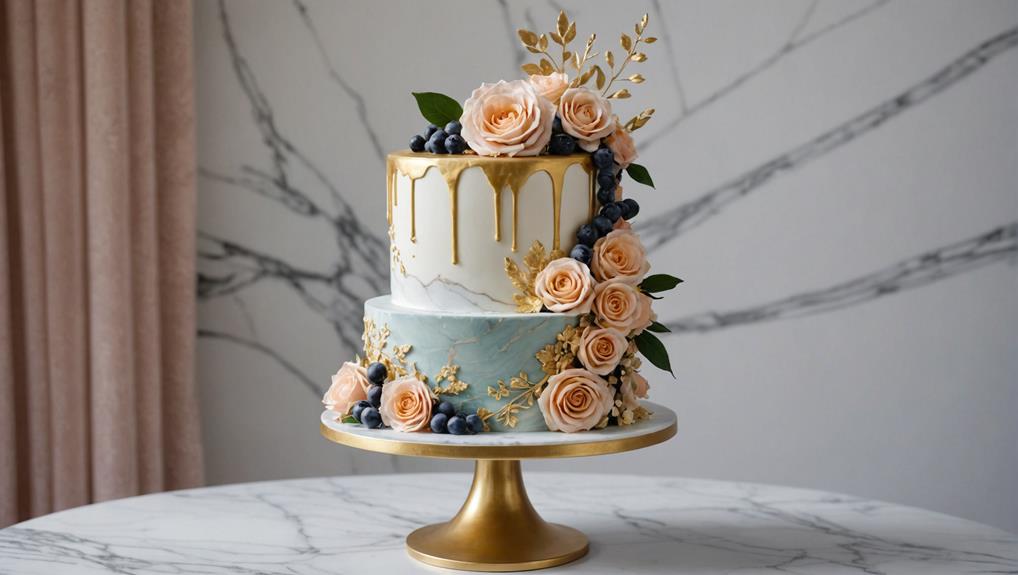 artful layered cake creation