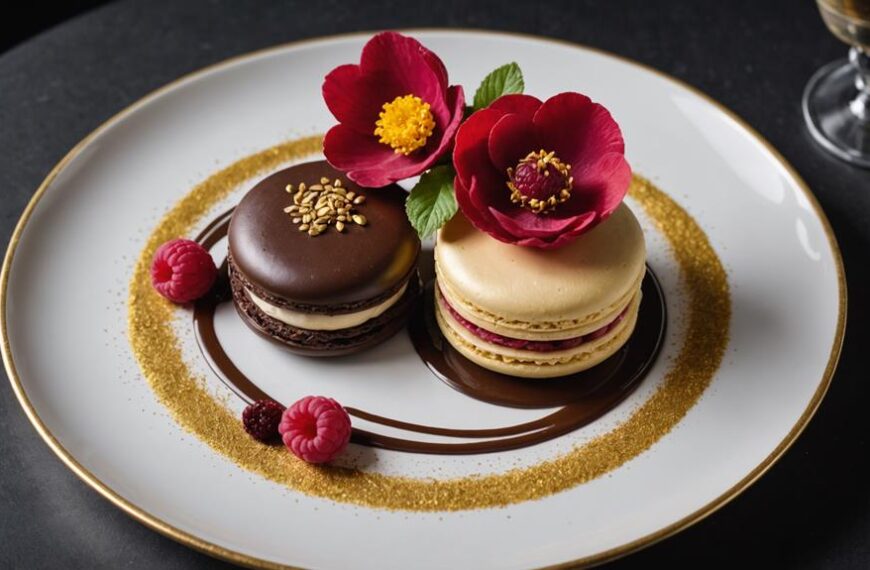 artful plating elevates desserts