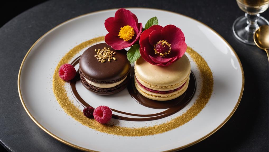 artful plating elevates desserts