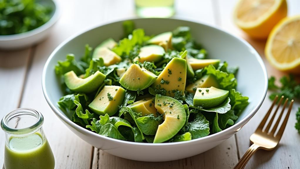 avocado green goddess salad