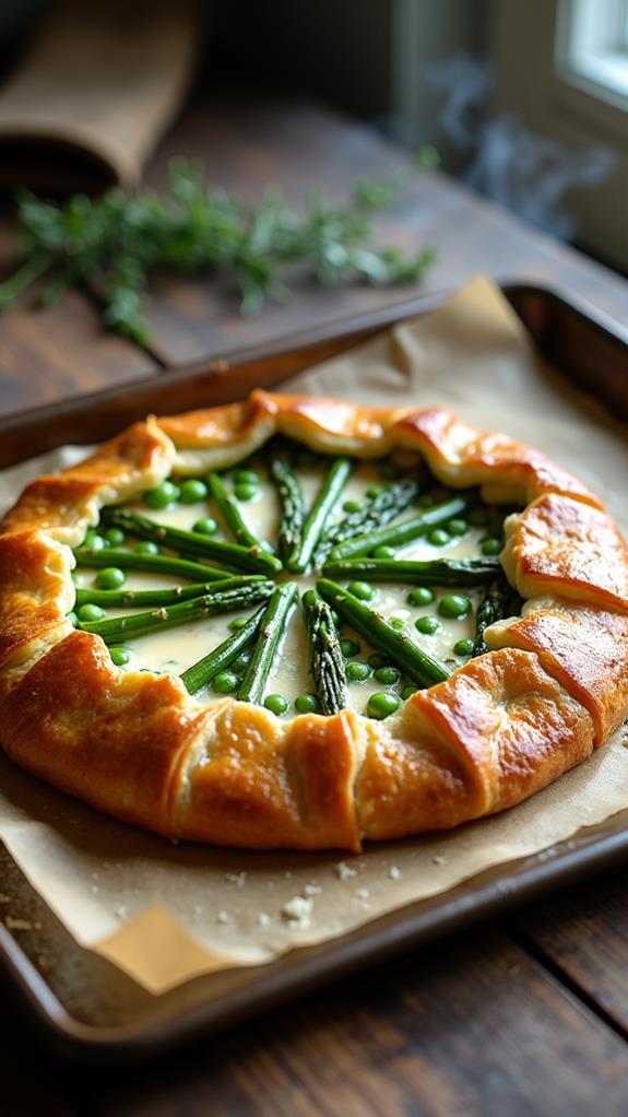 bake galette until golden