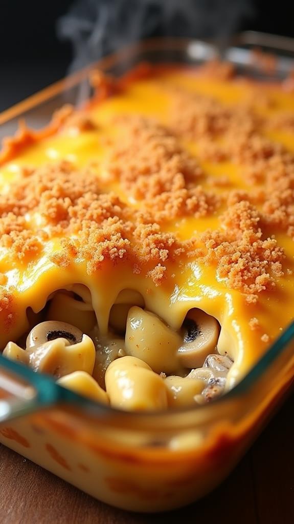bake until cheese melts