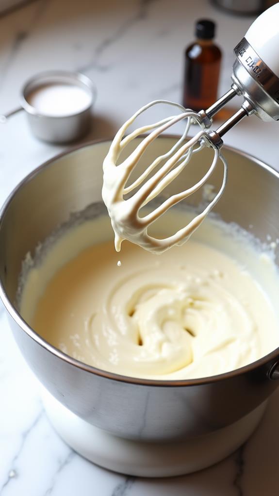 blend cream cheese smoothly