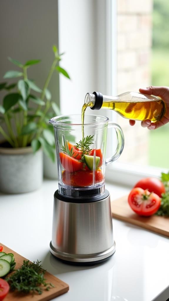 blend ingredients together