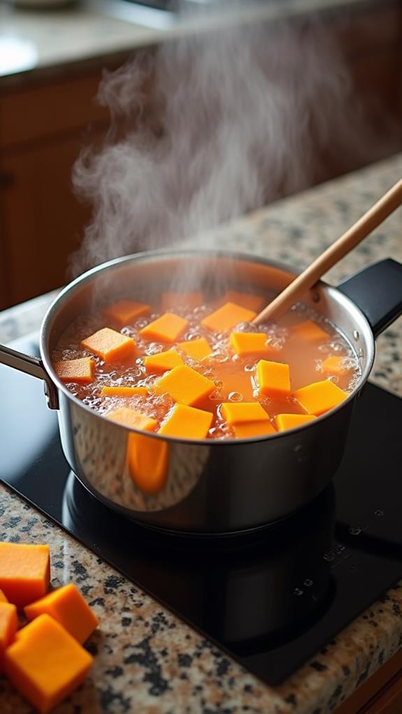 boil squash until tender