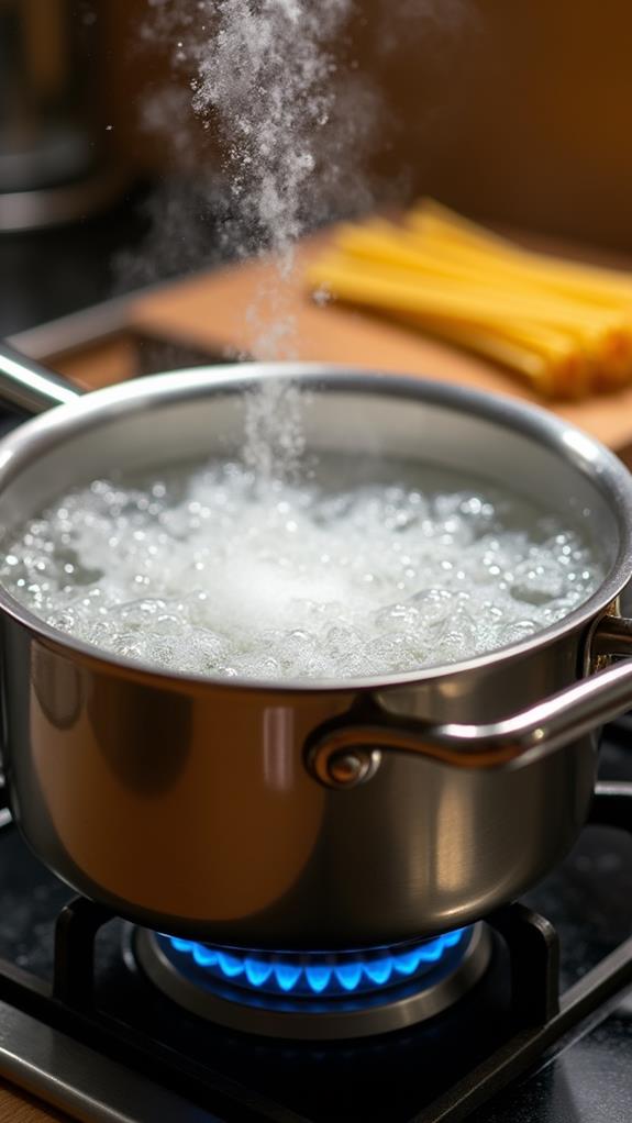 boil water for pasta