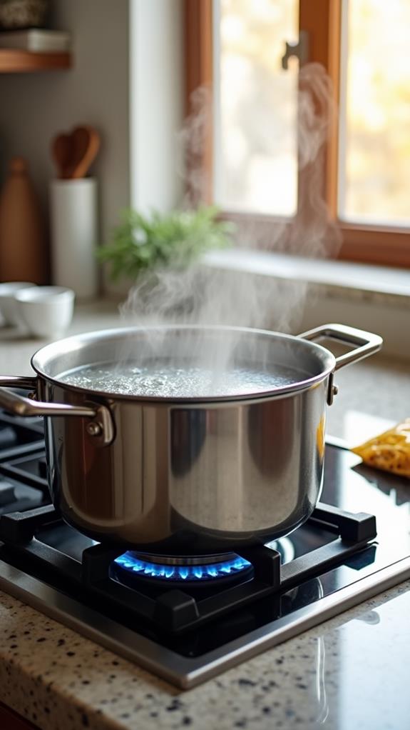 boil water for pasta