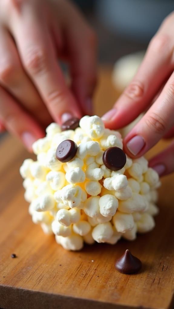 chocolate chip eye addition
