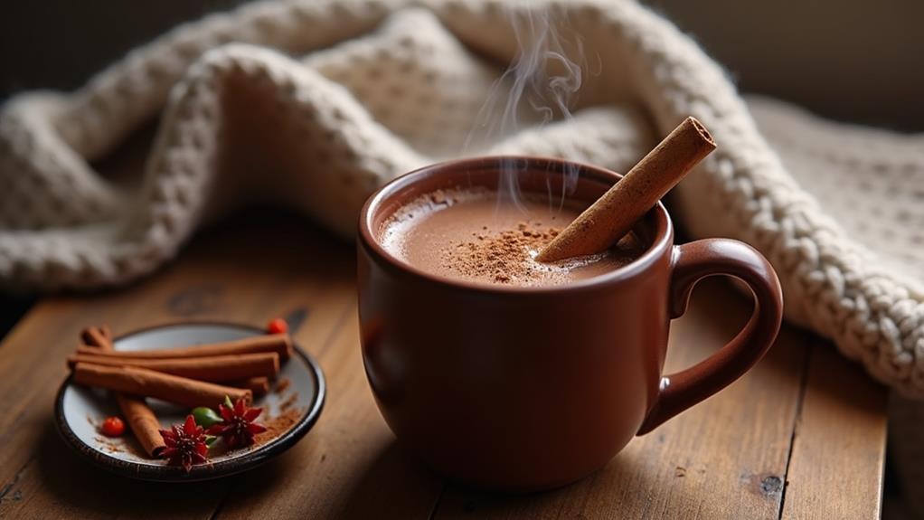 cinnamon infused cocoa delight