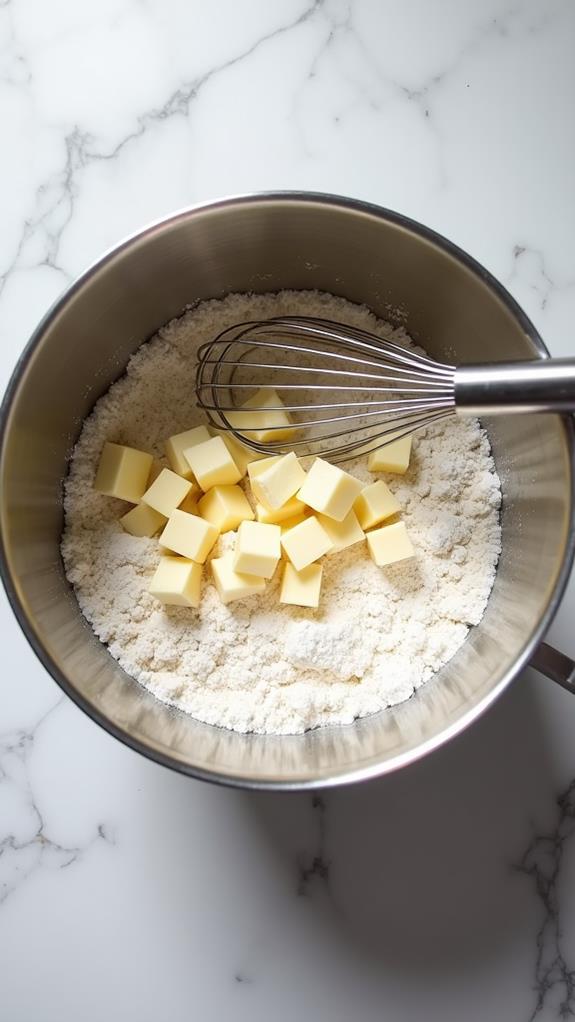 combine dry ingredients thoroughly