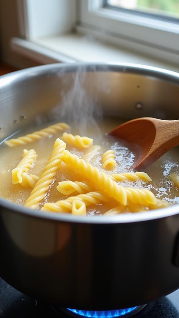 cook pasta al dente