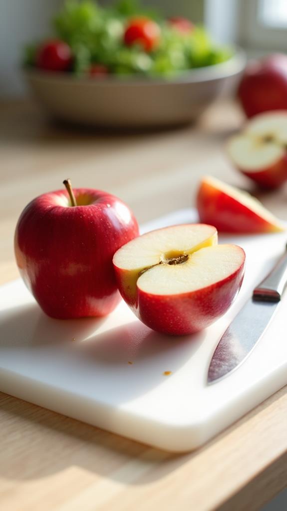 core and slice apples