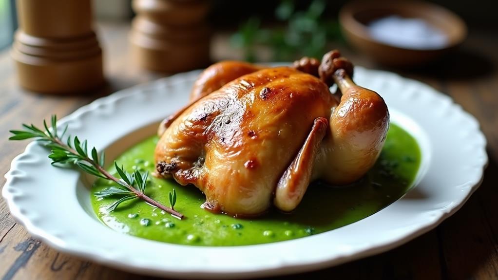 creamy tarragon chicken roast