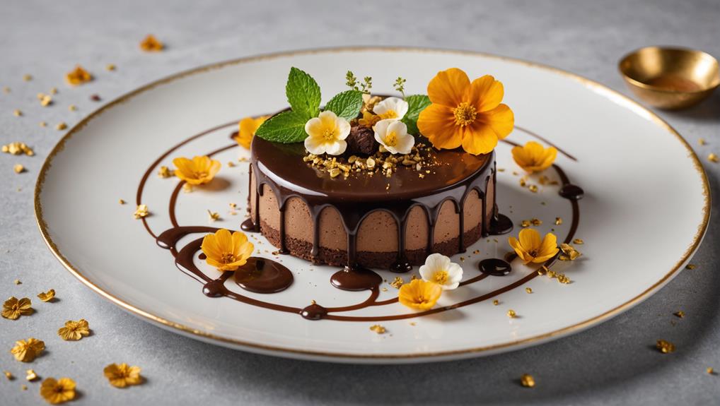 creative dessert garnishing techniques