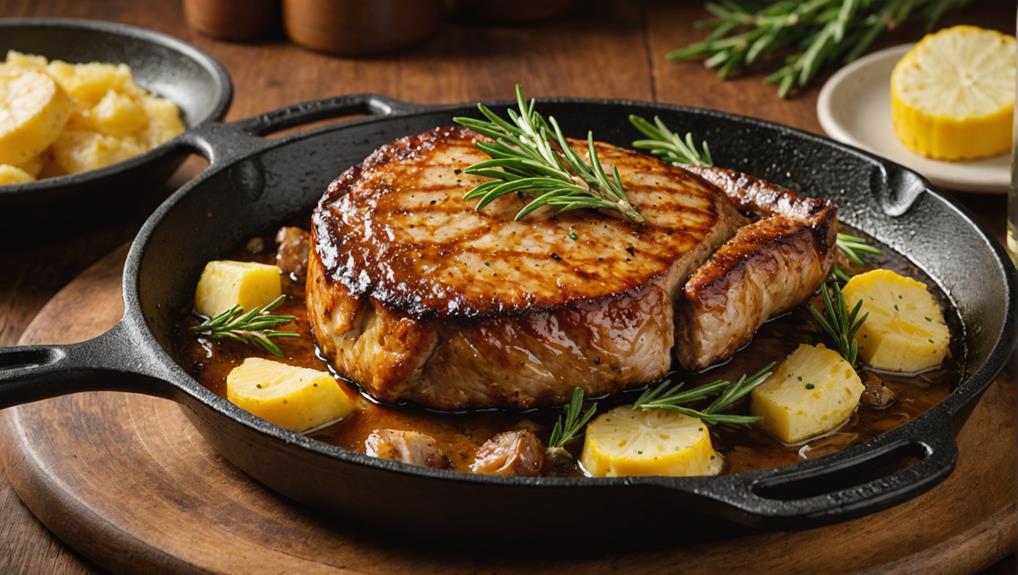 crispy sear for texture