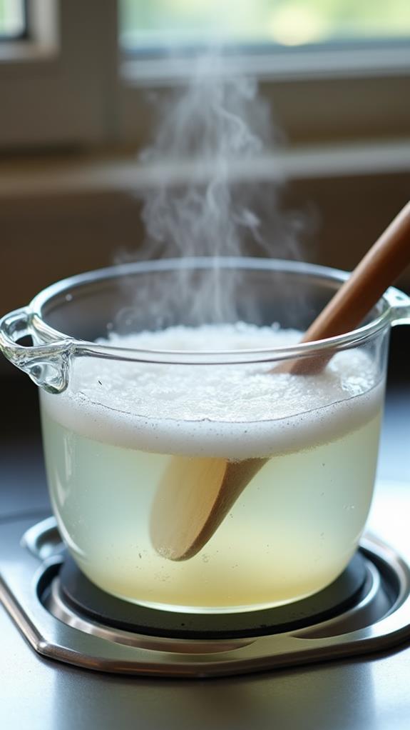 dissolve sugar in water
