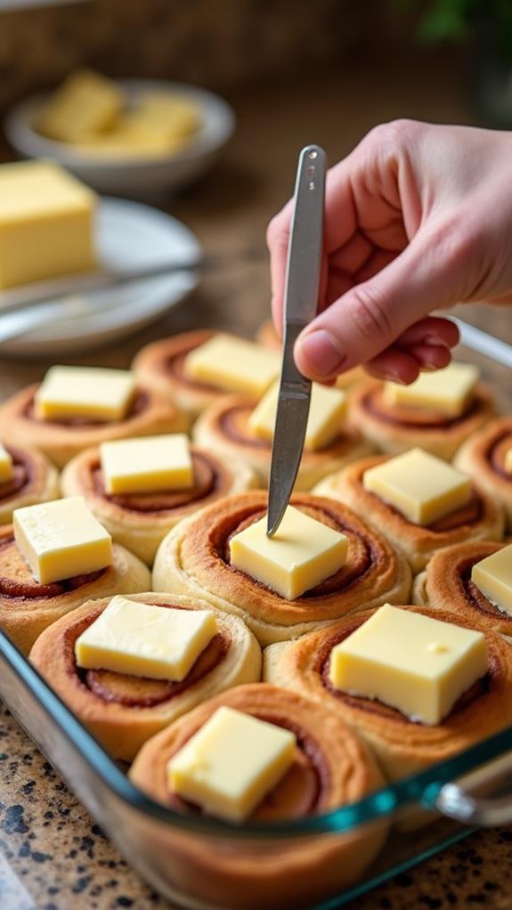 dot with butter pieces