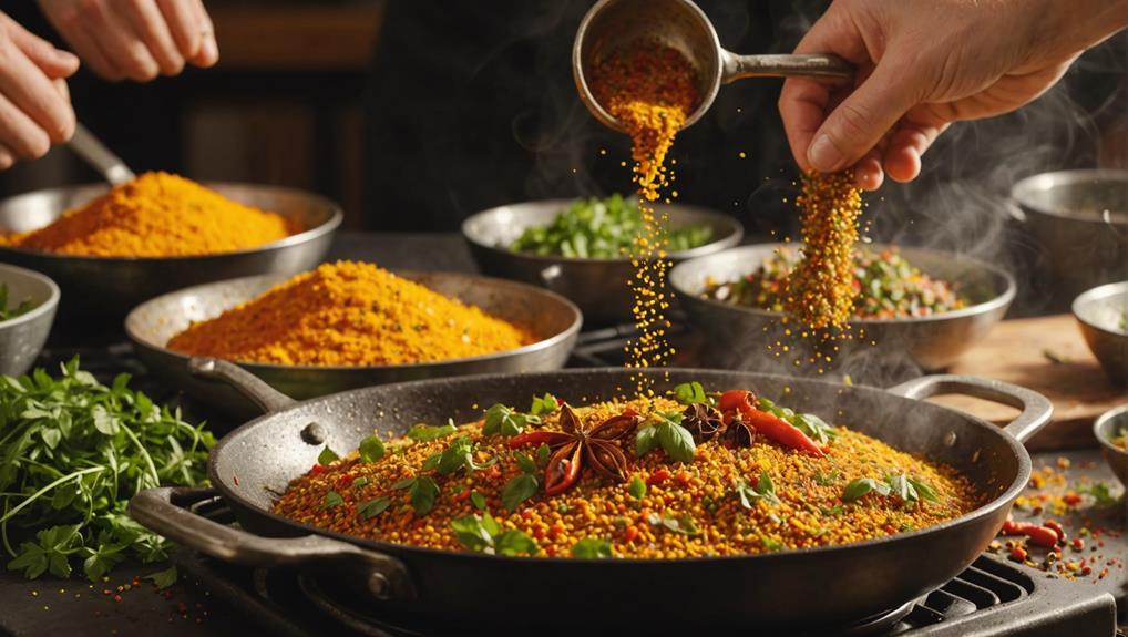 enhancing taste with seasoning