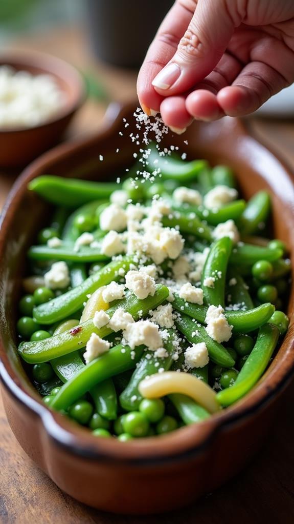 feta sprinkle and serve
