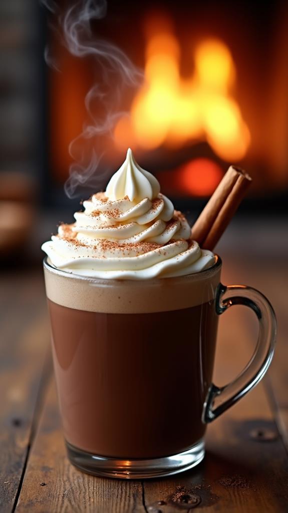 garnish with whipped cream
