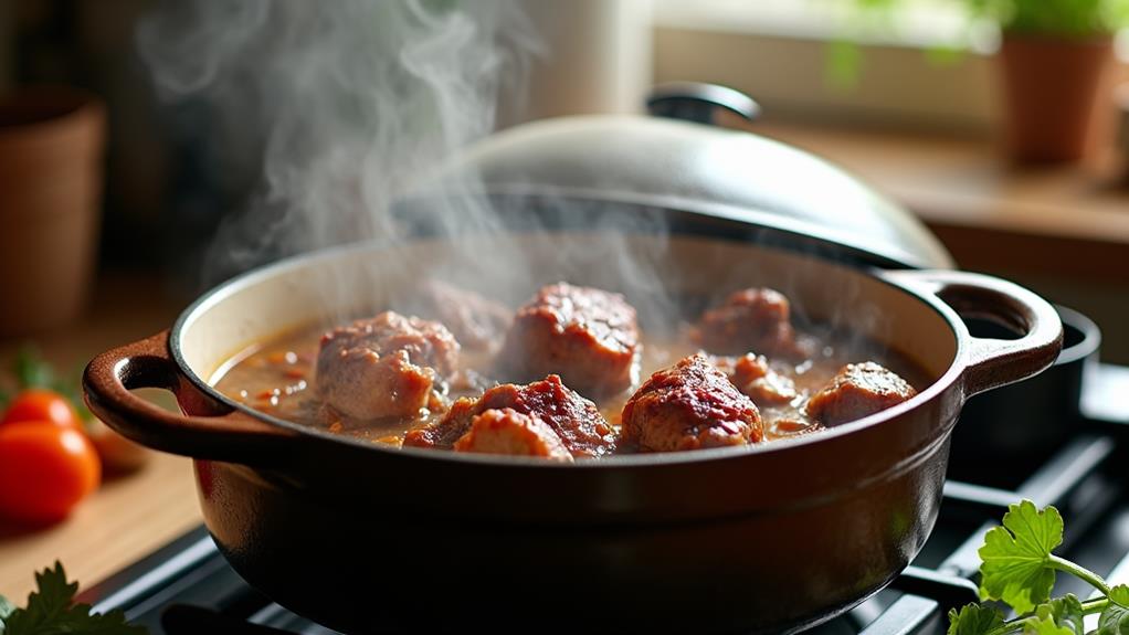 gentle prolonged culinary technique