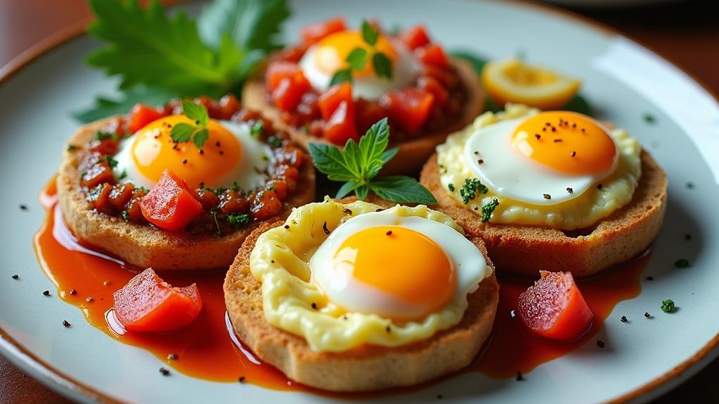 global poached egg recipes