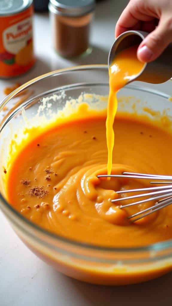 gradually incorporate wet ingredients