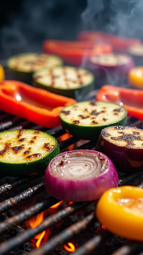 grill vegetables for minutes