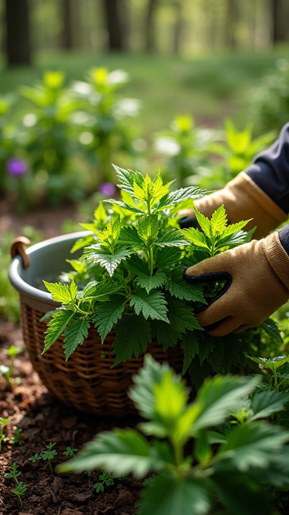harvest and prepare nettles