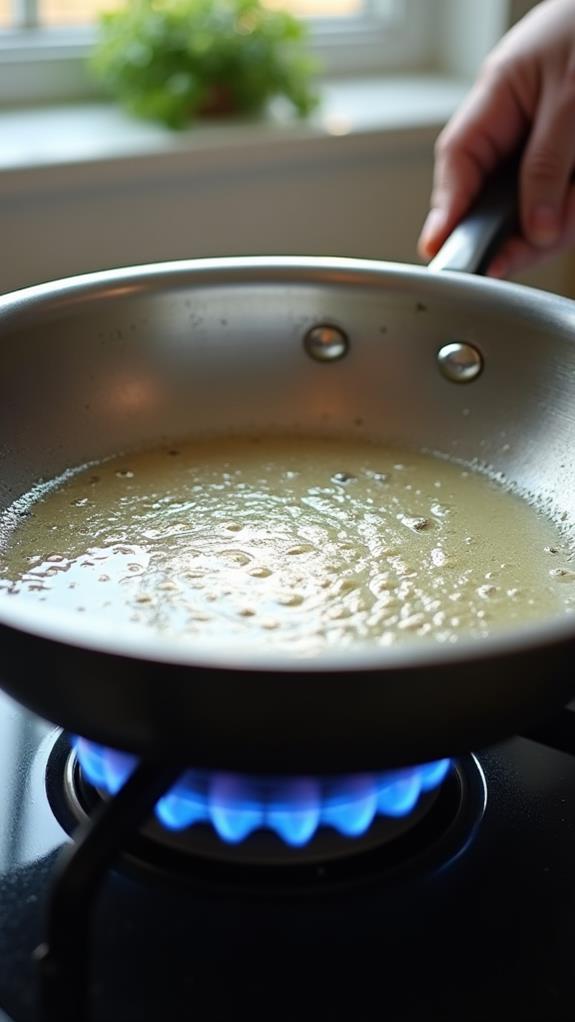 heat oil in skillet