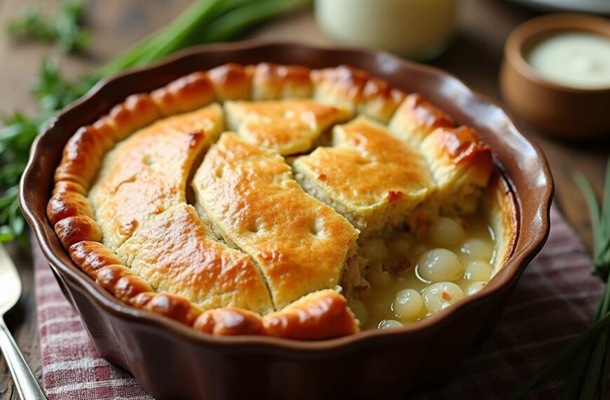 herby chicken pot pie