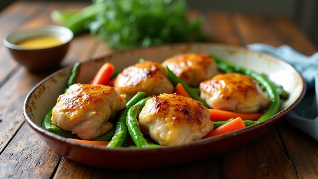 honey mustard chicken thighs