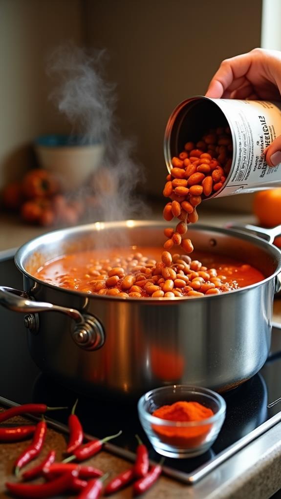 incorporate beans and spices