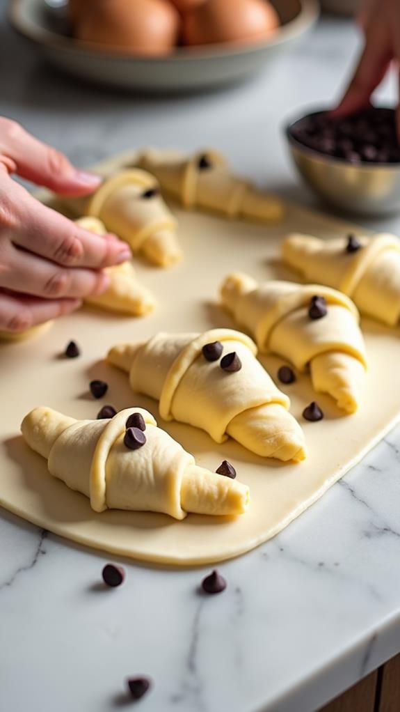 incorporate chocolate chips