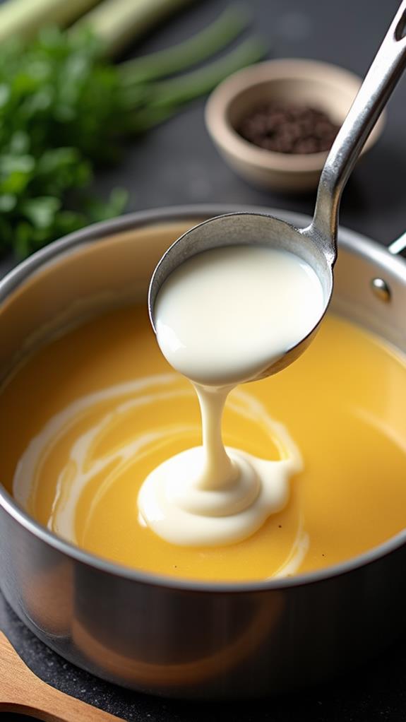 incorporate heavy cream mix
