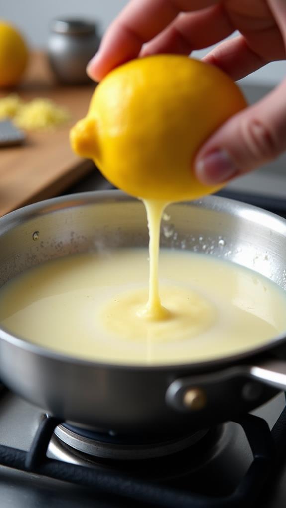 incorporate lemon zest juice