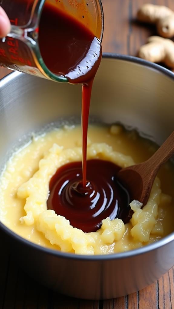 incorporate molasses thoroughly