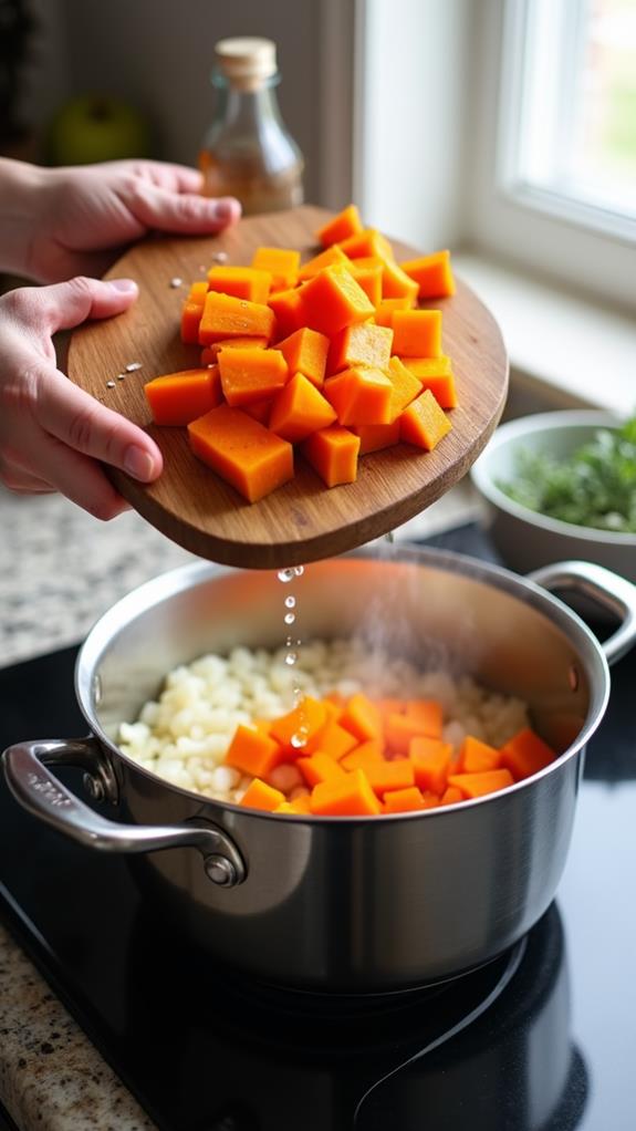 incorporate squash and carrots