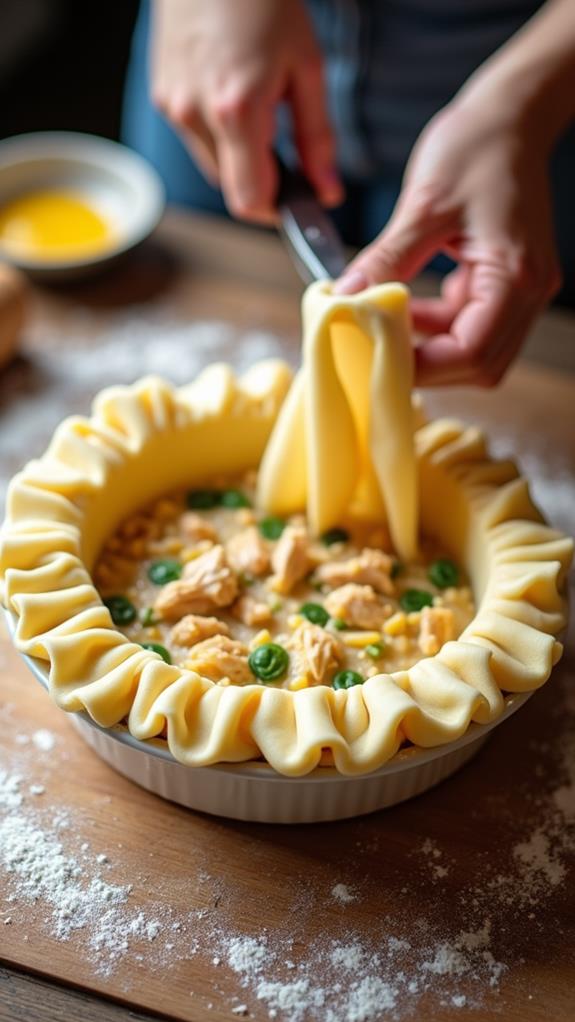 layer with top crust