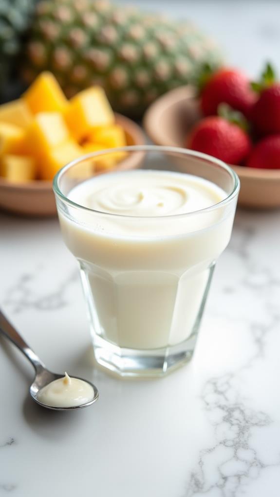 layer yogurt in cups