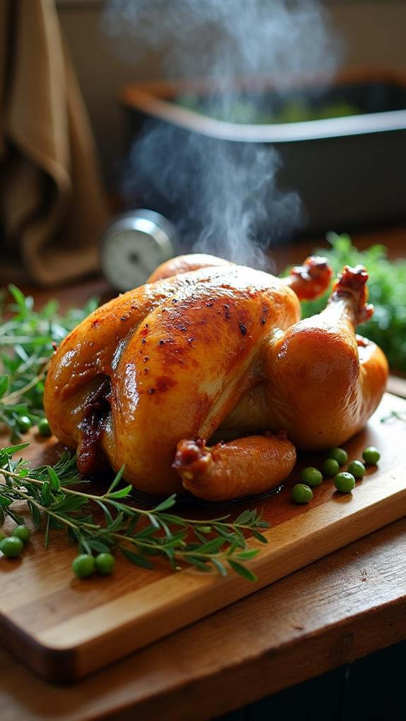 let chicken rest before carving