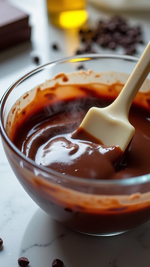 melt dark chocolate chips
