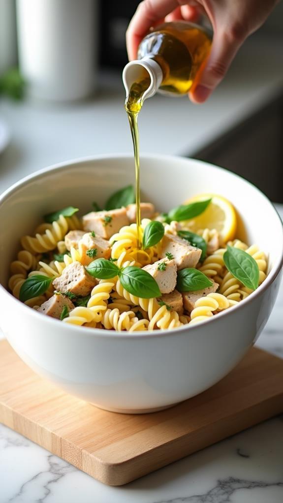 mix ingredients in bowl