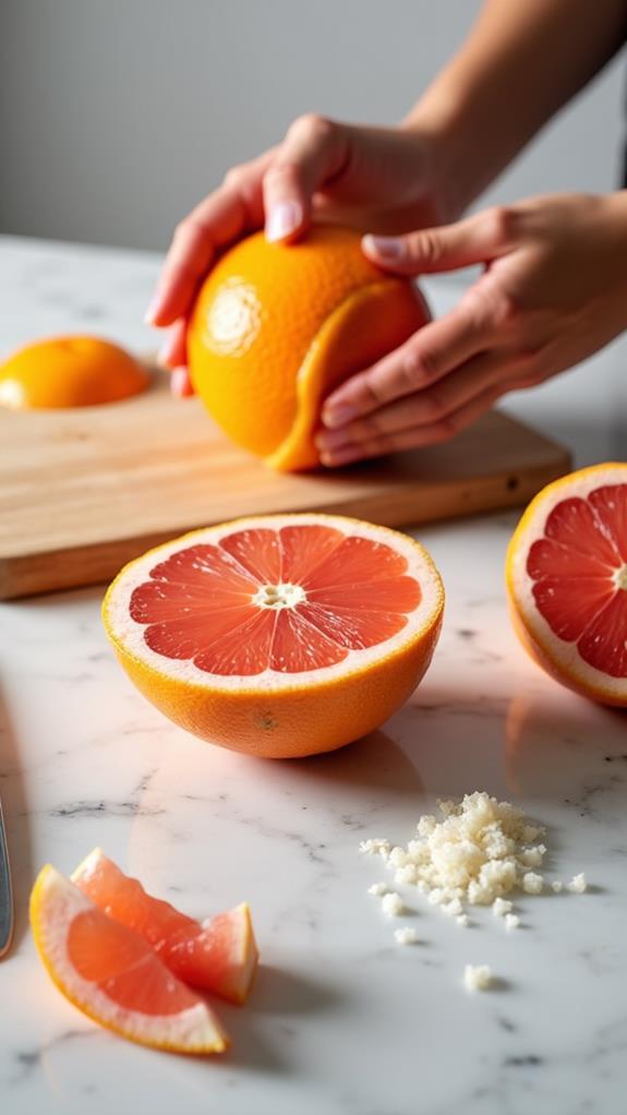 peel and segment citrus