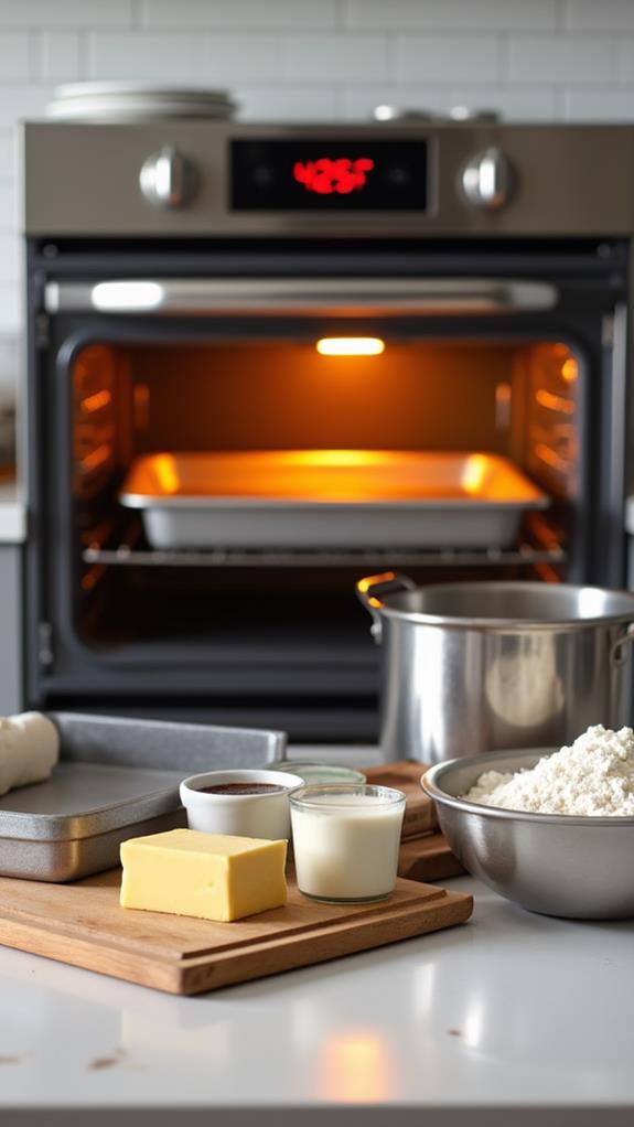 preheat oven prepare sheet