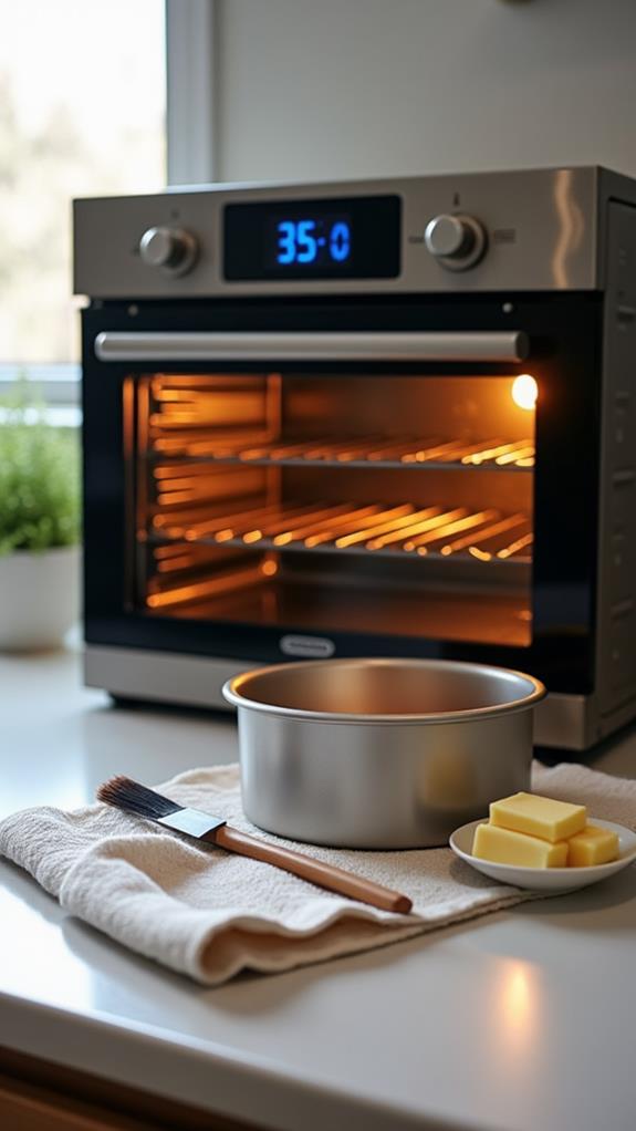 preheat the oven first