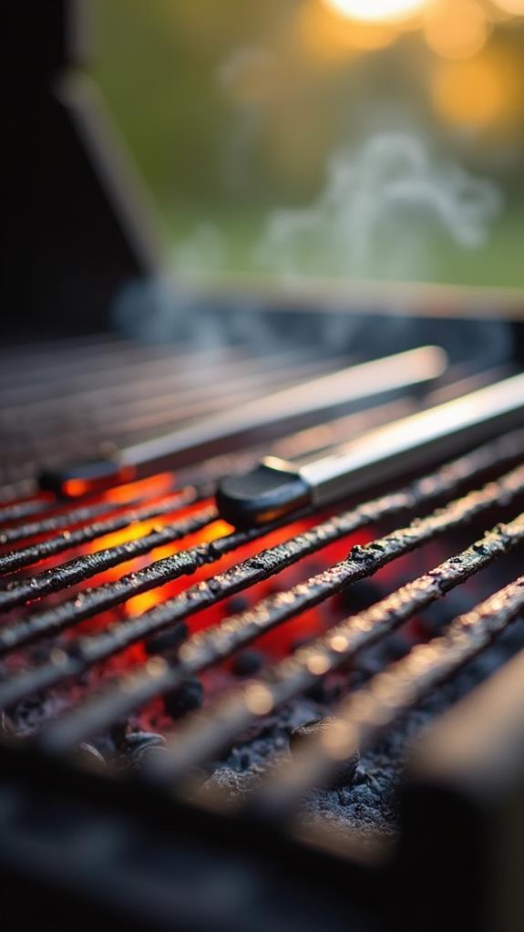 prepare the grill first