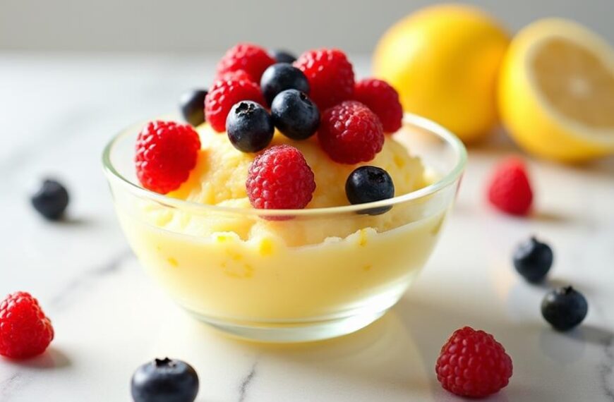 refreshing lemon berry delight